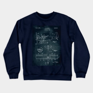 High-Lift airplane patent Crewneck Sweatshirt